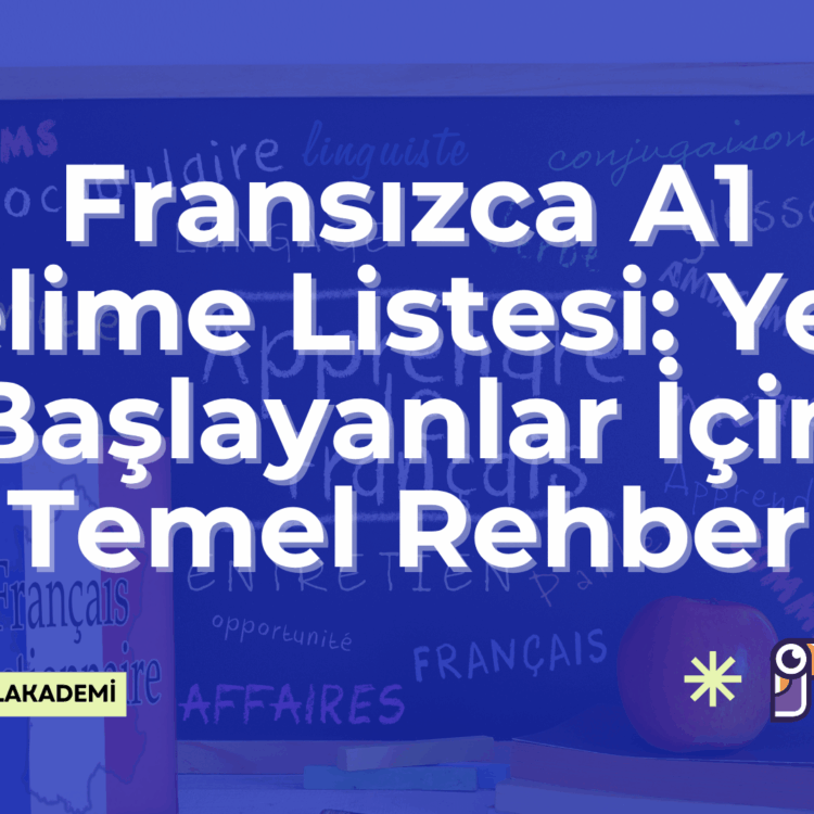 Fransızca A1 Kelime